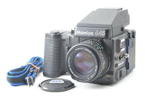 美品 マミヤ Mamiya M645 Super 中判カメラ AE Prism Finder Sekor C 80mm f/2.8 N レンズ #5448