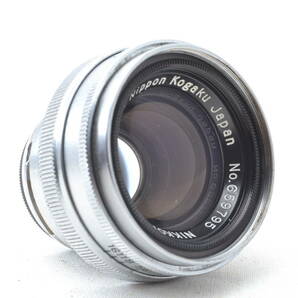 美品 日本光学 Nippon Kogaku Japan Nikkor-H.C 5cm 50mm f/2 レンジファインダー レンズ ニコン Nikon S S2 S3 S4 SP #5463の画像3