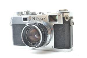 美品 ニコン Nikon S2 レンジファインダー フィルムカメラ + Nikkor H 5cm f/2 レンズ #5108