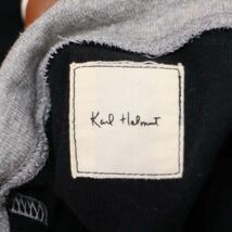 Karl Helmut カールヘルム 通年 プリント★ 長袖 スタンドカラー スウェット切替 カットソー ロンTシャツ Sz.M　メンズ　E4T00219_1#I_画像5