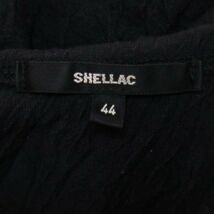 SHELLAC シェラック 通年 長袖 シワ加工★ カットソー ロンTシャツ Sz.44　メンズ 日本製　E4T00254_2#F_画像5