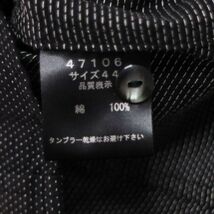 SHELLAC シェラック 通年 長袖ドット 総柄★ シャツ Sz.44　メンズ 日本製　E4T00253_2#C_画像6