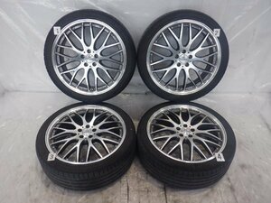 5H 100 7.5J +48 19インチ 社外品 LOXARNY MULTI FORCHETTA ロクサーニ マルチ フォルケッタ アルミホイール タイヤ 225/40ZR19 KUMHO 4本