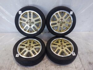 ☆塗装品☆ 4H 100 4.5J +45 15インチ ダイハツ純正 アルミホイール タイヤ 165/55R15 HIFLY MARQUIS 4本『センターキャップは社外品』