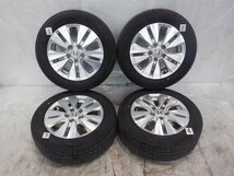 ☆22年製 バリ山 ステップワゴン☆ 5H 114.3 6J +50 16インチ ホンダ純正 アルミホイール タイヤ 205/60R16 GOODYEAR 4本_画像1