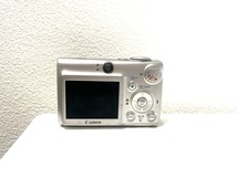 5599★（動作未確認）CANON キャノン IXY DIGITAL 600 PC1114 バッテリー付き シルバー グレー 中古品 _画像2