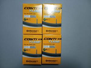 【新品 4本 100g 即決即日発送】インナーチューブ / Continental / Tour 28 ライトチューブ / 700x32-47c,28x1.5-28x1.75/ 米式 40mm / 4本