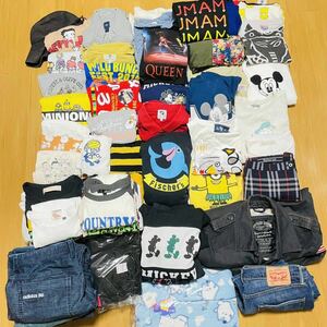 ⑥ 古着 19kgまとめ売り Tシャツ 長袖 Burberrys ディズニー Paul & Joe リーバイス GAP 組曲 フィッシャーズ adidas ジーパン パンツ 