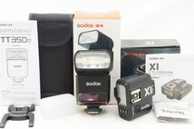 ☆新品同様☆ Godox ゴドックス TT350（ストロボ） ＆ X1T-F（フラッシュトリガー）セット 元箱 付属品 FUJIFILM 用 ♯24020805AR_画像1