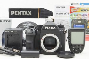 ☆極上美品☆ PENTAX ペンタックス K-1 ボディ 元箱 付属品 Shot数 9,000枚前後！ ♯24021507