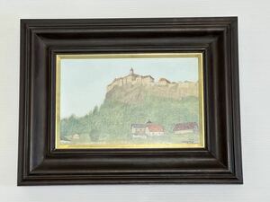 Art hand Auction Tamio Saito [Castillo de Regalburg] No. 4, cuadro, pintura al óleo, Naturaleza, Pintura de paisaje