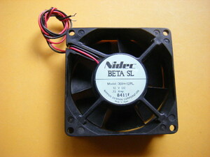 ８ｃｍ角　DC12V　Fan　中古動作品