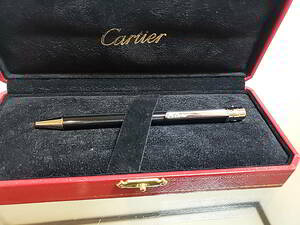 Cartier カルティエ サントス ドゥ カルティエ 　ツイスト式　ボールペン　超美品