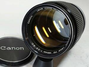 ★外観・光学美品/ジャンク品★ CANON キャノン FD 135mm f 2.5 S.C キャノンの銘玉オールドレンズです！#2338