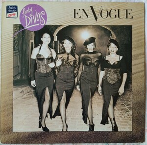 独ＬＰ E NＶogue // funky Divas スリーブに歌詞解説 １９９２年発売