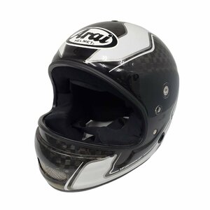 Arai Boat Race Boat Race Carbon Helmet Размер XS 53-54 см Шлем Белый × Черный Карбон