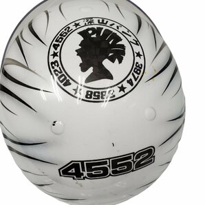 Arai アライ 競艇 ボートレース カーボンヘルメット サイズS 55-56cm  ヘルメット ホワイト×ブラックカーボン AH-1010RC 4552の画像5