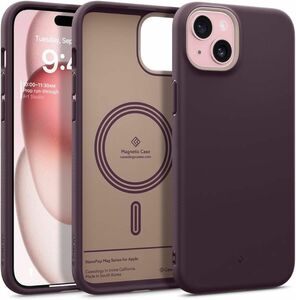 Caseology iPhone15 用 ケース MagSafe対応 米軍MIL規格 耐衝撃 グリップ 滑り止め 落下防止