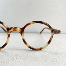 デッドストック 未使用 フランス 1930s 芯なし レンズなし ハンドメイド セルフレーム 眼鏡 セルロイド 骨董 ヴィンテージ アンティーク_画像4