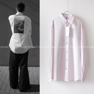 【定価7万】新品 OAMC シルクパッチ フォトプリント オーバーサイズ シャツ ブラウス オーエーエムシー ジルサンダー デザイナー