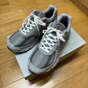 ニューバランス 990V4 グレー　27.5cm New Balance U990GR4 美品