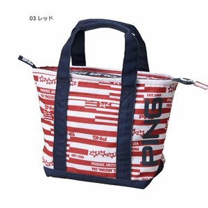 N049■■ピン/PING/36472/GB-A2203 NEW AMERICAN ROUND TOTE/ニューアメリカンラウンドトート レッド 展示品/N049-GB-A2203-RED