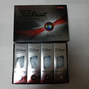 【新品】Titleist PRO V1X ゴルフボール 1ダース