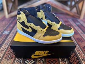 NIKE / JORDAN / Air Jordan 1 Retro High OG / US10 / POLLEN / 未使用 / ポレン