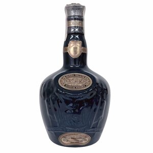 24-410 【未開栓】 ロイヤルサルート 21年 700ml 40％ ウイスキー スコッチ 古酒 洋酒 陶器ボトル 青 ROYAL SALUTE SCOTCH WHISKY