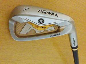 本間ゴルフ HONMA ホンマ BERES IS-02 FORGED ベレス フォージド 7番アイアン 7I ARMRQ6 アーマック 49 R 2星 2S ☆☆