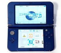 【動作確認済み】《即決有り》任天堂 new３ＤＳLLメタリックブルー本体＋SDカード４GB_画像3