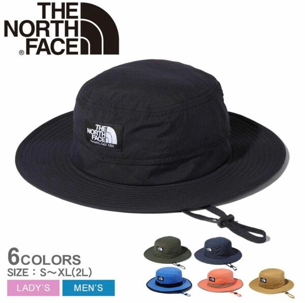 新品サイズL ザ ノースフェイス 帽子 メンズ レディース ホライズンハット THE NORTH FACE NN02336 黒 