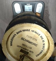 【激レア】BOWMORE ボウモア ミニバレル 樽 ディスプレイ用 スコッチウィスキー 空樽 台付_画像8