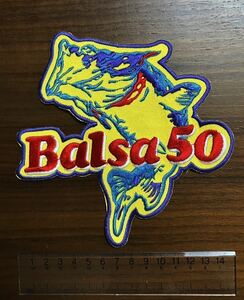 廃盤 ザウルス バルサ50 ワッペン ジャンピングバス 大サイズ / 則 弘祐 SAURUS Balsa50 トップウォーター 道楽