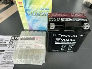 AGM YUASA YTX7L-BS　バッテリー　間違って買いすぎたので出品します。新品