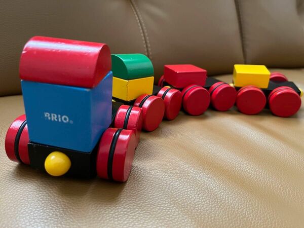 BRIO マグネット ブロック トレイン 木製おもちゃ スタッキングトレイン