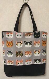 トートバッグ（ハンドメイド）ねこ柄