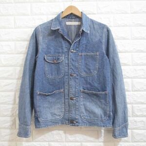 [ Inpaichthys Kerri ] Denim coverall * vintage processing made in Japan *S size 