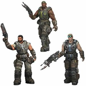 US版NECA ギアーズオブウォー3 シリーズ2 アクションフィギュア 3種セット