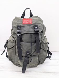 ∀ Manhattan Portage マンハッタンポーテージ Apollo Backpack リュック バックパック 巾着 WAXED CANVAS キャンバス カーキ