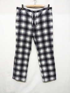 ∀ UNUSED アンユーズド UW0993 チェック パンツ Cotton Printed Flannel Check Pants used加工 4