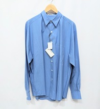 ② 未使用品 AURALEE オーラリー 長袖シャツ WASHED FINX TWILL BIG SHIRT A23AS02TN 23AW_画像1