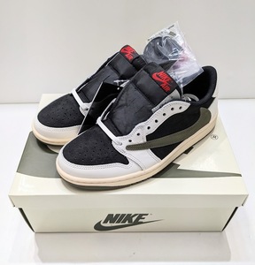 ∀ 未使用 Travis Scott Nike WMNS Air Jordan 1 Low OG Medum Oliive トラヴィス スコット ナイキ エアジョーダン ロー DZ4137-106