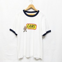 CHALLENGER チャレンジャー トリムT リンガーTシャツ CAMS RINGER TEE ホワイト ネイビー XL_画像1