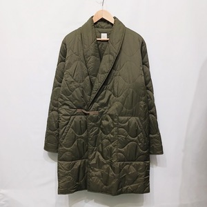 迷送香 マンネンロウ Quilted shawl coat キルティングガウンコート SHL-1 カーキ ベイクルーズ取り扱い