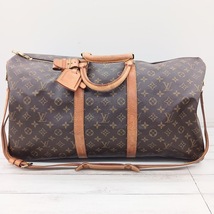 LOUIS VUITTON ルイヴィトン M41414 キーポルバンドリエール55 モノグラム ボストンバッグ ハンドバッグ ダブルファスナー※鍵欠品_画像1