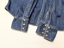 ∀ STANDARD CALIFORNIA スタンダードカリフォルニア DENIM WESTERN SHIRT デニムウエスタンシャツ ショートホーン インディゴ M_画像7