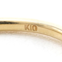 ノジェス K10YG リング 指輪 3号 アイオライト 総重量約0.9g 中古 美品 送料無料☆0315_画像7