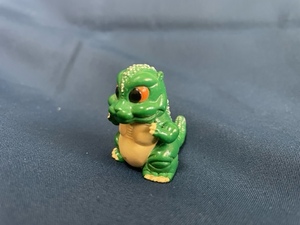  little Godzilla mini figure used inspection :94 year higashi . movie special effects monster green doll baby Godzilla finger doll tiforume Space Godzilla Junior 