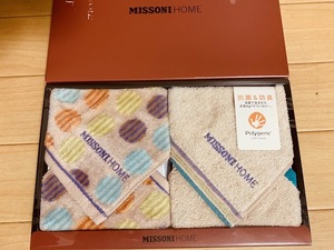 * Missoni towel handkerchie 2 sheets small towel 